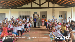 Ação conjunta promove prevenção da dengue na Escola Municipal Joviana Farias