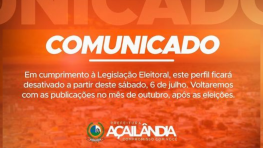 COMUNICADO – Lei Federal N.° 9.504/1997 - Lei Eleitoral